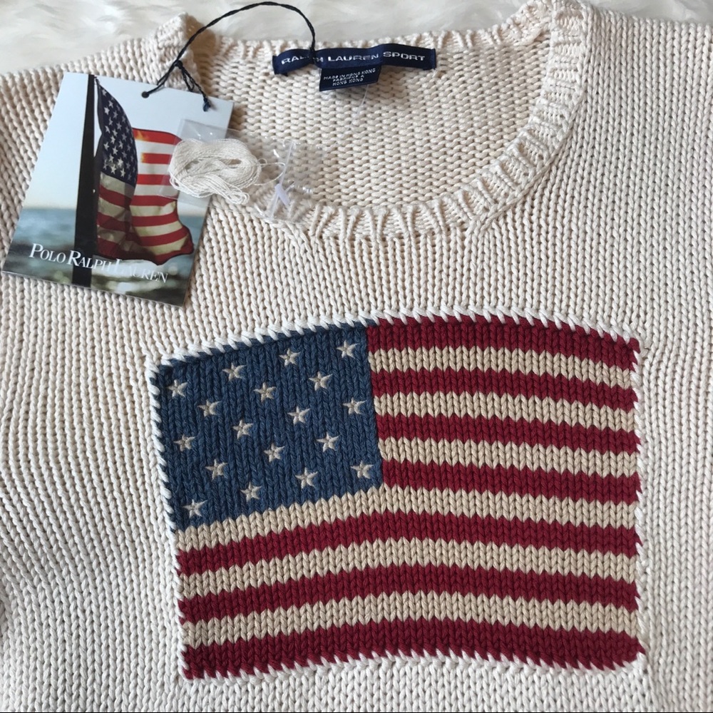 Ralph Lauren American Flag Sweater  - Picture 6 of 8